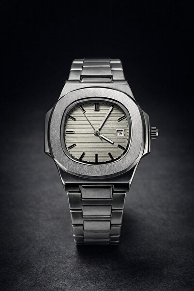 G Sport POLO ساعة باتيك موديل إشريف الفولاذية (مع تقويم)