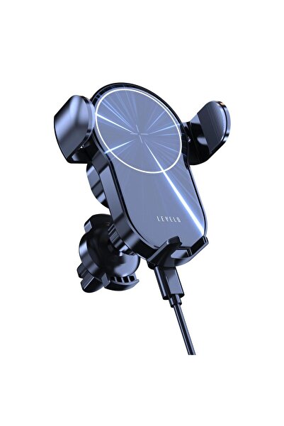 Levelo شاحن سيارة لاسلكي من لافو بقوة 15 واط مع خاصية الفتح بلمسة واحدة للهوا...