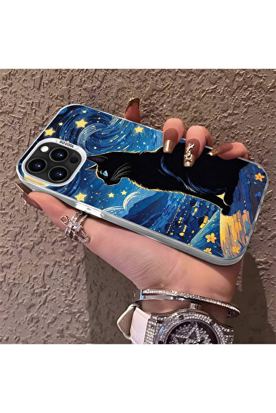 Hontinga حافظة متوافقة مع هاتف iPhone 16 Pro Max، مصنوعة من السيليكون بحافة ص...