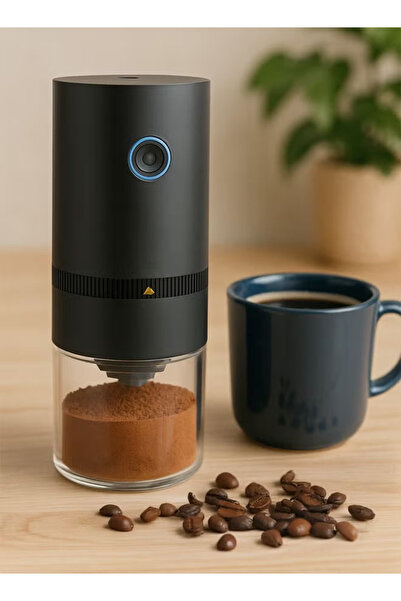 TOSCANA U Portable electric coffee grinder, electric coffee mill, adjustable ...