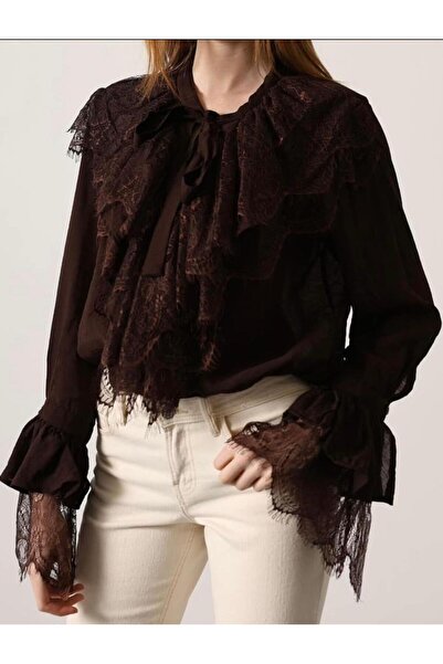 rose tml giyim Women's Lace French Shirt