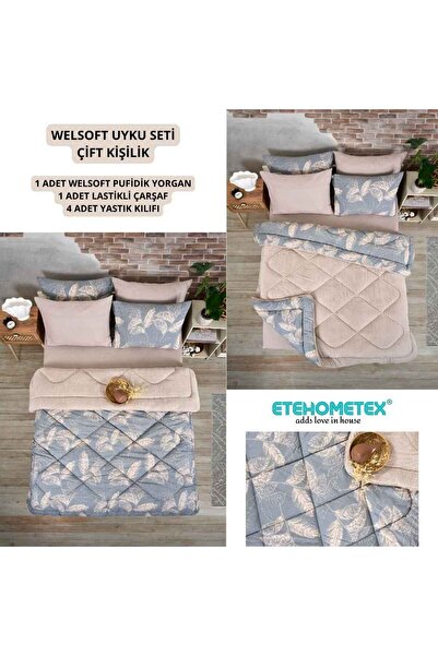 ETE HOMETEX ÇİFT KİŞİLİK WELSOFT UYKU SETİ