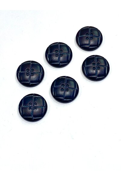 karantuhafiye Trench Coat Jacket Button Italian Button / D Leather-Look / Nav...