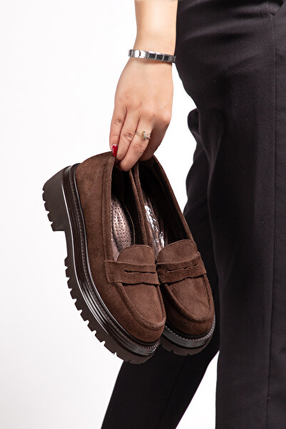 Elile Shoes Hakiki Deri 33-34-35 Numaradan 41-42-43 Numaraya Kadar Kadın Süet...