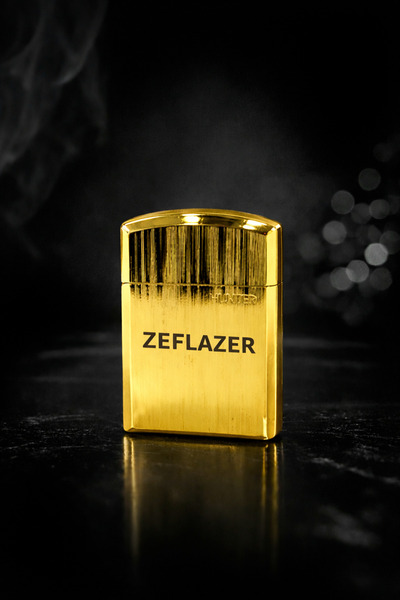 ZEFLAZER Hediyelik Kişiye İsme Özel Klasik Tasarımlı Metal Çakmak