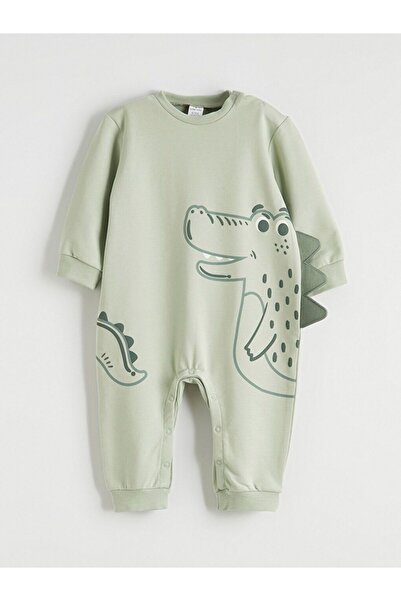 LC Waikiki Dinozor Baskılı Erkek Bebek Tulum