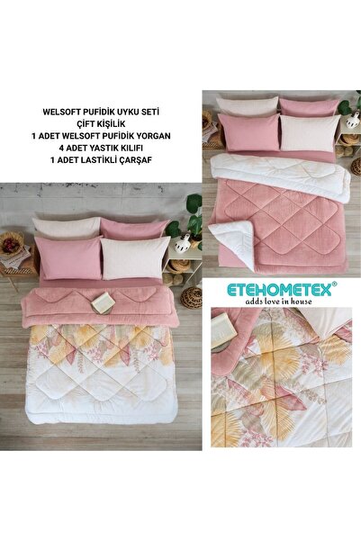 ETE HOMETEX ÇİFT KİŞİLİK WELSOFT UYKU SETİ
