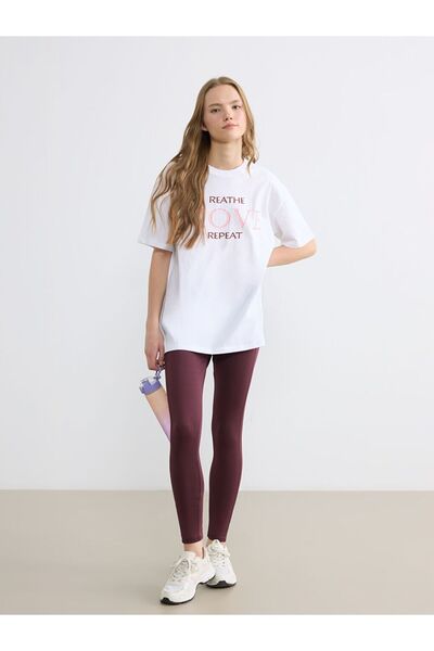 LC Waikiki Women's Sports Leggings with Elastic Waist