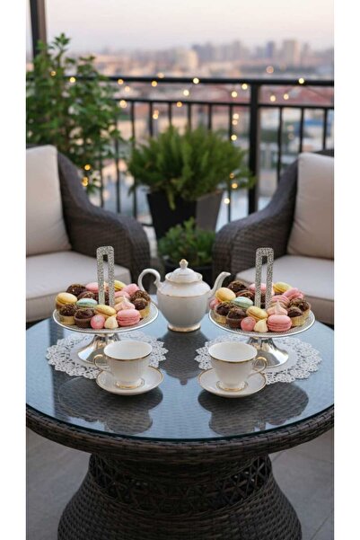 Generic Elegant and versatile serving stand set for sweets, nuts, and fruits,...