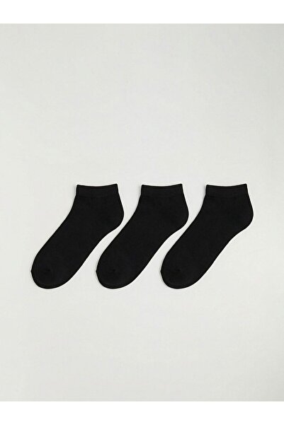 LC Waikiki Women's Plain Booties Socks 3-Pack