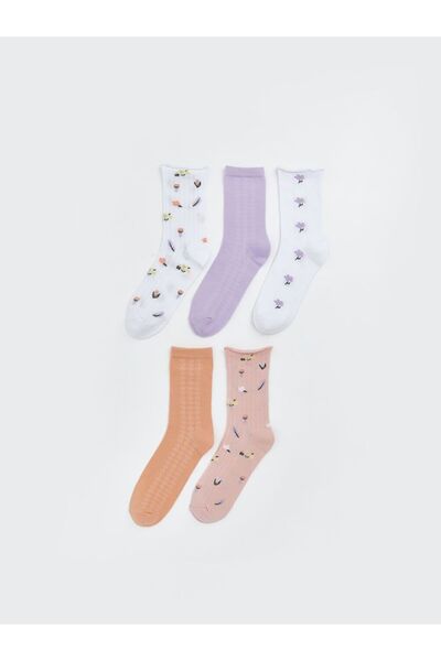 LC Waikiki Floral Women's Socks 5 Pack