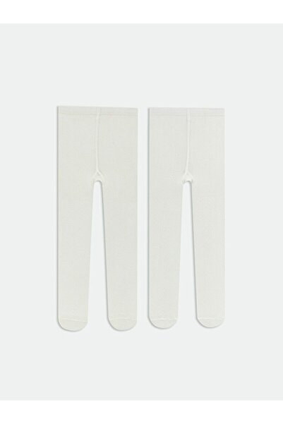 LC Waikiki Baby Girl Knitwear Pantyhose 2-Pack