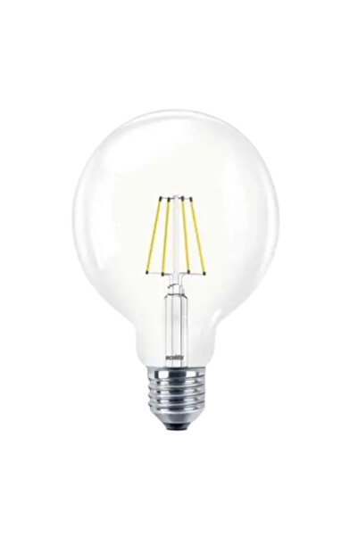 Ecolite 7W LED FILAMENT G125 Ampul 220V Şeffaf cam 900 Lümen 15.000 Saat Ömür