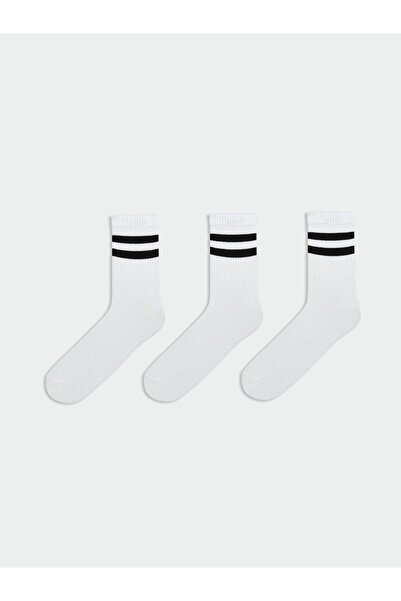 LC Waikiki Striped Men's Socks 3-Piece