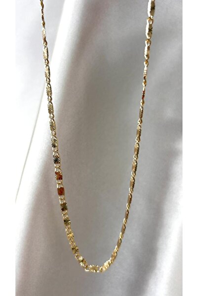 Lune Design Pullu Güneş Desenli Çelik Zincir Kolye