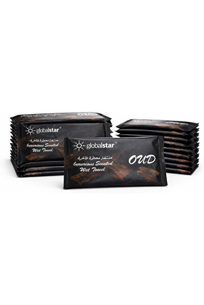 Globalstar OUD Luxurious Scented Wet Towels – Alcohol-Free Individually Wrapp...