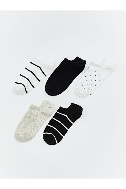 LC Waikiki Patterned Women's Sneaker Socks 5-Piece