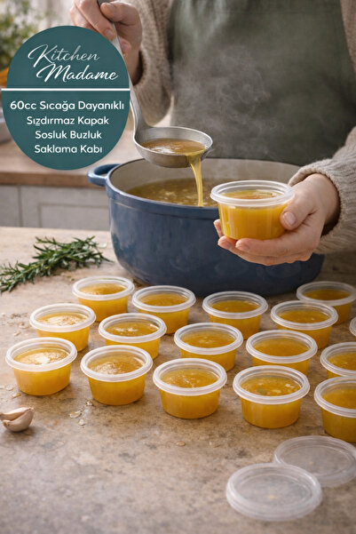 Mim Life 50 Li 60 cc Sıcaklığa Dayanıklı Sızdırmaz Kapak Sosluk Buzluk Saklam...