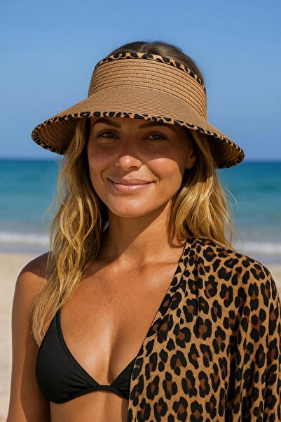 keisy Women's Straw Visor Tennis Visor Hat