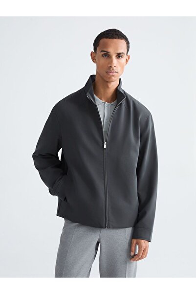 LC Waikiki Comfortable Fit Stand Collar Men's Coat