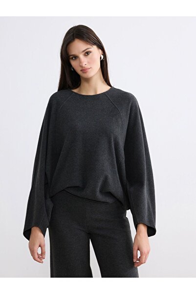 LC Waikiki Crew Neck Oversize Blouse