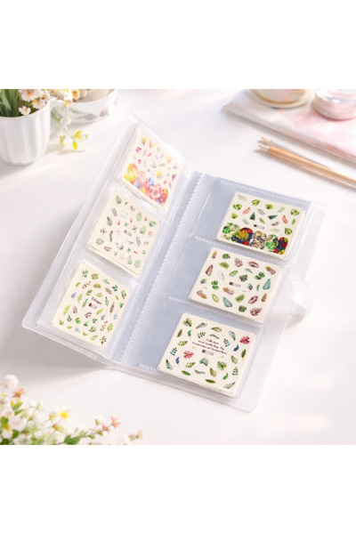 NRCN Fotoğraf Albüm, Takı Defteri Ve Tırnak Sticker Albüm 120li, 6cmx9cm