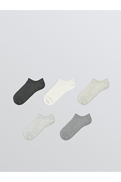 LC Waikiki Women's Flat Booties Socks 5 Pack