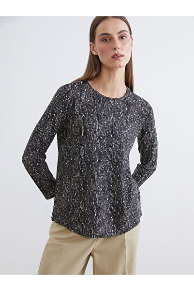 LC Waikiki Crew Neck Patterned Blouse