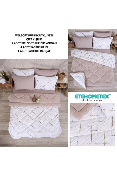 ETE HOMETEX ÇİFT KİŞİLİK WELSOFT UYKU SETİ
