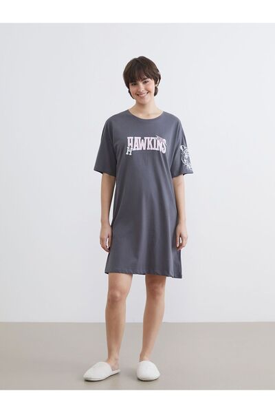 LC Waikiki Stranger Things Printed Women's Nightgown