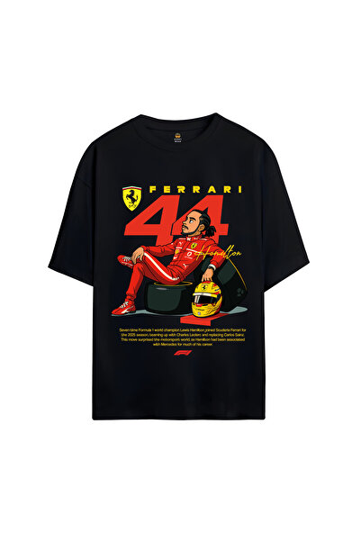 SVART WEAR Lewis Hamilton Printed Oversized T-Shirt