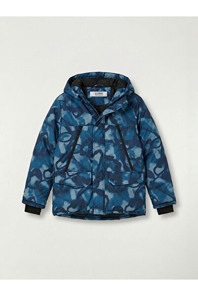LC Waikiki Patterned Boy's Puffer Jacket