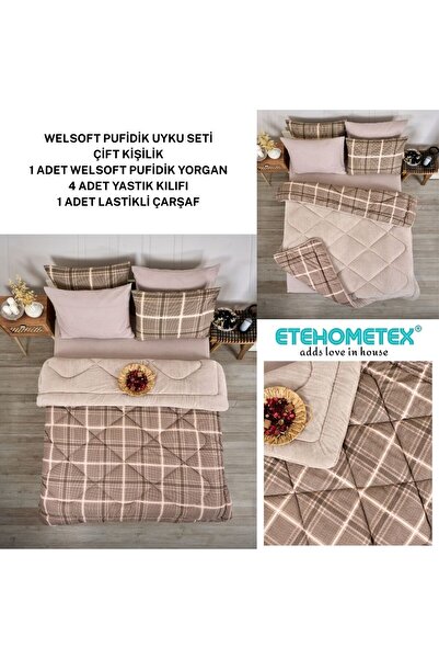 ETE HOMETEX Double Person Welsoft Sleeping Set