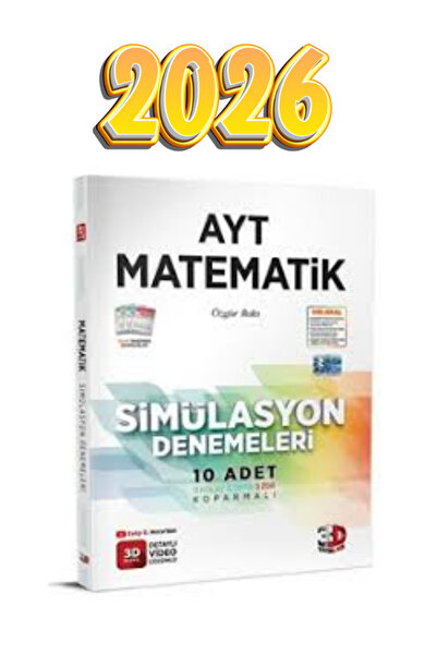 3D Yayınları 3D AYT MATEMATİK DENEME 2026