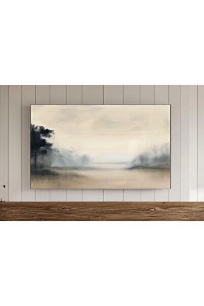 NinaStore Minimalist Sanat Çerçevesi TV Duvar Sanatı Samsung Ekran Koruyucu D...