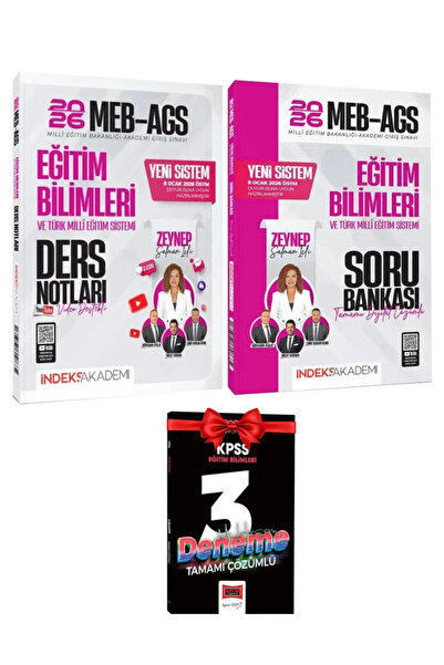 İndeks Akademi 2026 MEB-AGS Eğitimin Temelleri ve Türk Millî Eğitim Sistemi D...