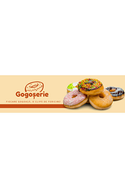 Generic (Unbranded) Banner „Magazin de gogoși” – 150 × 75 cm