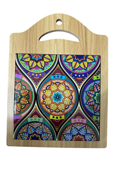 OEM Tocator De Bucatarie Din Lemn Cu Insert Decorativ Lucios, Rezistenta La C...