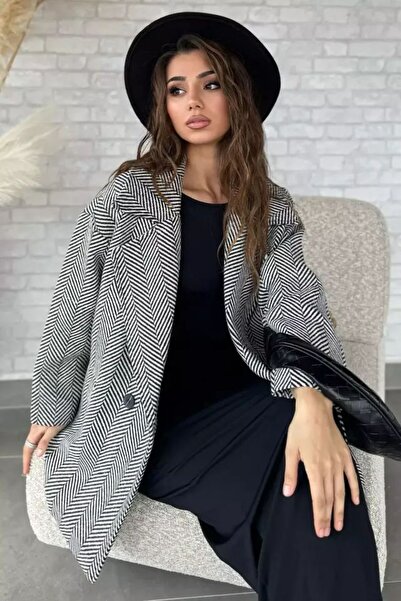 KASİDE PERRY BALIK SIRTI KAŞE KISA KABAN