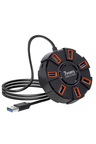 TAPLIN TK-115 7Port Ledli USB 3.0 Hub 1.2Metre