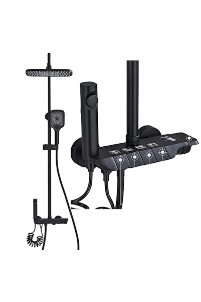 ISO TRADE Complete Shower Column, Wacorresi, Smart Shower Column, Brass, Stai...