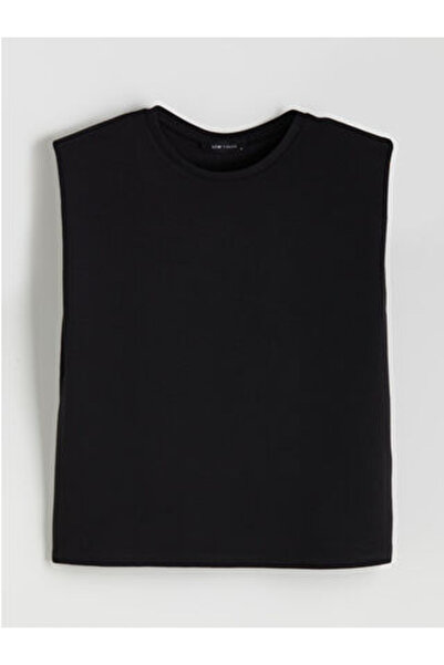 LC Waikiki Artı-Store Women's Crew Neck Undershirt, Made from Interlock Fabric