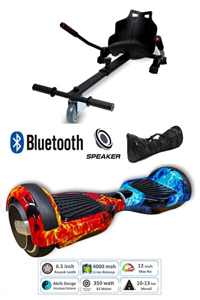 CityMate Elektrikli Kaykay Scooter Hoverboard Akıllı Dengeli + Hover Kart + Ç...