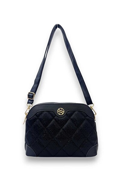 Sanmorris حقيبة كتف نسائية متعددة الأقسام بحزام قابل للتعديل وحقيبة كروس