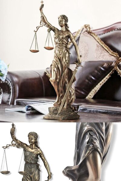 Munico Figür Biblo Obje Justitia Tanrıça Heykeli Biblo Themis Özgürlük Anıtı ...