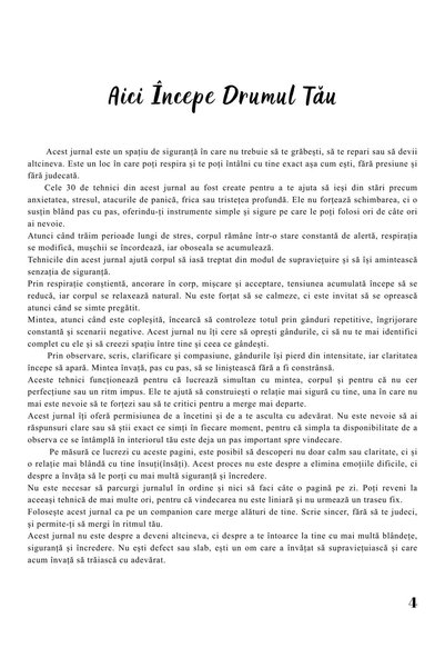Cotomag Jurnalul Vindecarii Mele - 30 de Tehnici Pentru Anxietate, Stres, Atacuri de Panica, Frici,