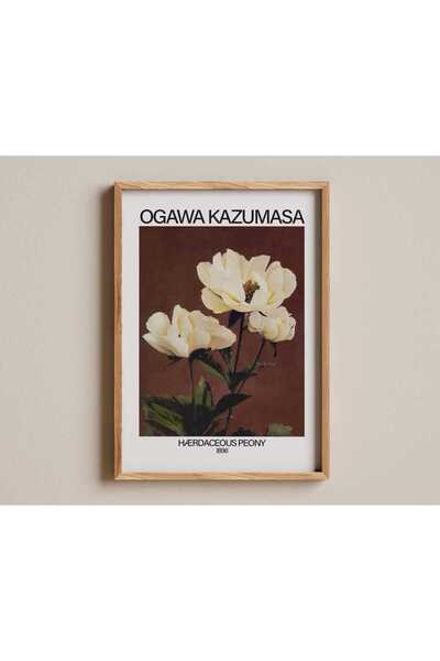 NinaStore Hærdaceous Şakayık baskısı, Ogawa Kazumasa tarafından elle renklend...