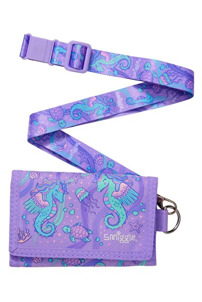 SMIGGLE Elements Lilac Neck Strap Children's Wallet