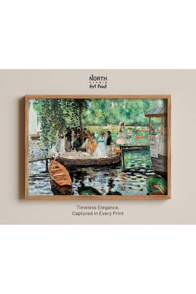 NinaStore Pierre-Auguste Renoir La Grenouillere Renoir Baskı Renoir Resim Emp...
