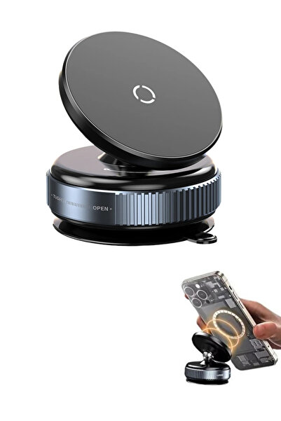 Kensa Vakumlu Magnetik Telefon Tutucu - 360 Derece Dönüş